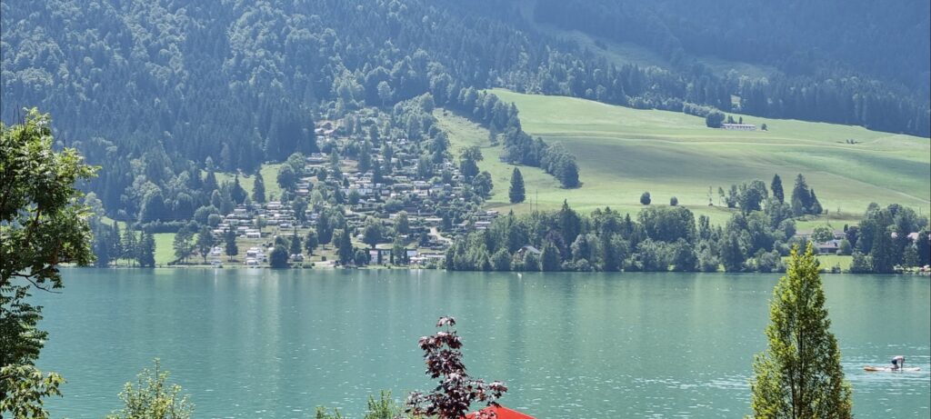 Frokost på turen gennem Østrig - Bellevue am See, Walchsee